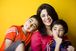 Ruchita Dar Shah with her kids